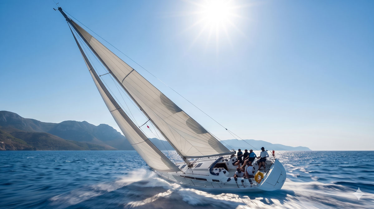 High-speed sailing in Latchi, The “Power Hours”